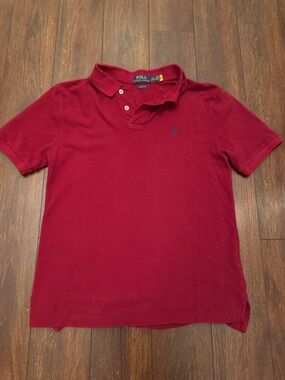 Polo by Ralph Lauren Men’s Burgundy Short-Sleeve Polo